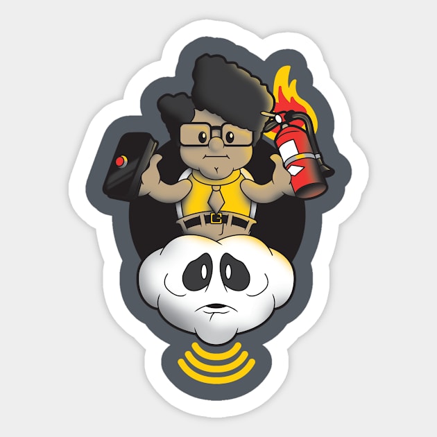 The IT Cloud Sticker by dann